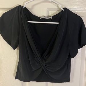 Black crop top!